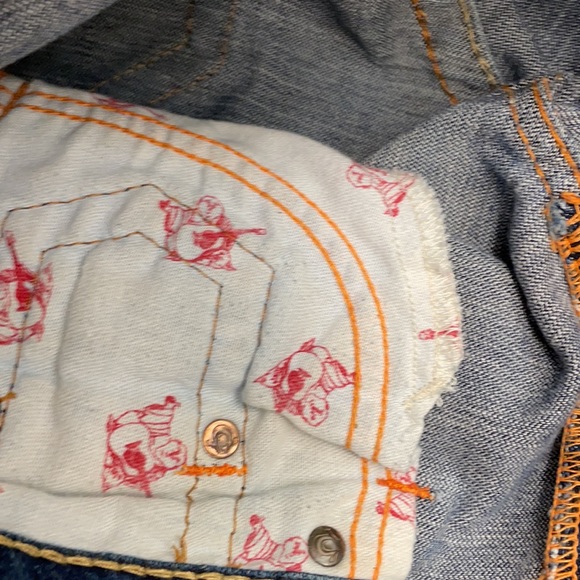 TRUE RELIGION CROP JEANS - Picture 6 of 10